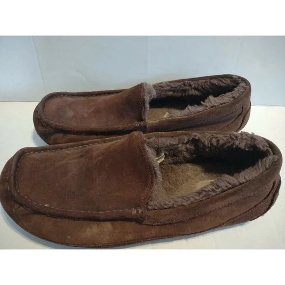 UGG | Shoes | Ugg Pure Mens Ascot Wool Slip On Loafers Sz 2  display picture 3